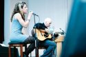 Los Angeles performer LaZae accompanied by Patrick Olguin