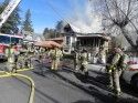 Fire Crews On Scene At House Fire