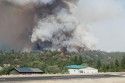 ImageX2 Pictures from rim fire and flame retardant drop off.