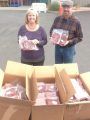 Jeannie Hayward, Food Bank Director and John Rugo