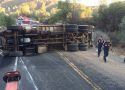 Big Rig rollover Highway 132