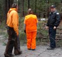 Fire Chief Larry Crabtree of Mi-Wuk Sugar Pine Fire Protection District Stands to the right