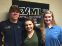 Anthony Kellogg, Amanda Mena and Megan Temple