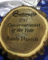 Randy Hanvelt - Conservationist Of The Year