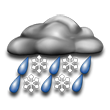 Snow and rain in the p.m. Snow and rain in the p.m.