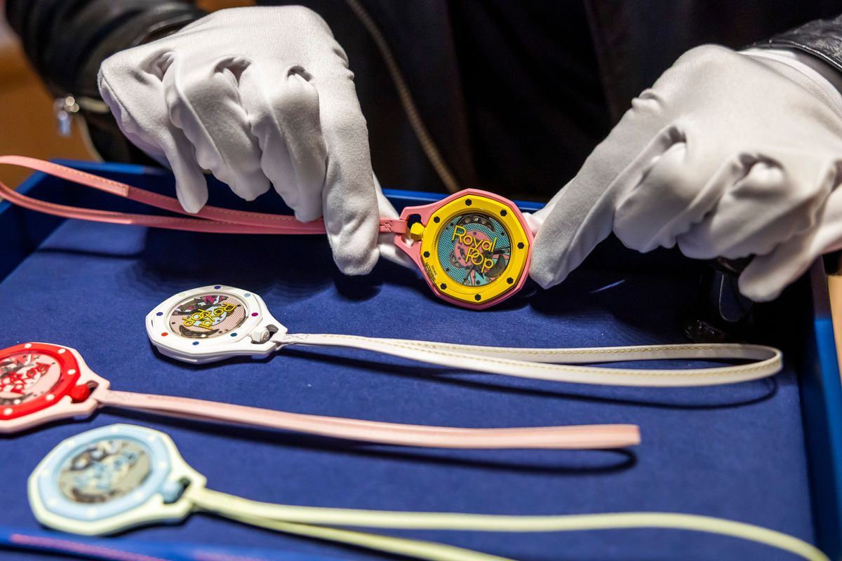 A new Swatch model is introduced, and a case study in overexcited ‘drop ...
