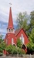 Sonora's historic landmark Red Church