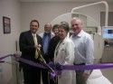 A ribbon cutting for the SPECT CT