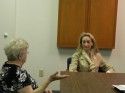 Supervisor Liz Bass Asks a Question to Debra Bowen