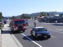 The CHP directs traffic on Mono Way