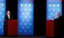 Meg Whitman and Jerry Brown debate in San Rafael