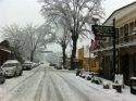 Sunday Morning Snow In Downtown Murphys