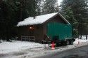A generator used to power part of Yosemite Village at Yosemite National Park