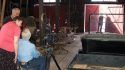 Director Catherine Tatge and crew shooting at Railtown