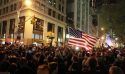 Crowds Gather In New York City After Learning About The Death Of Bin Laden