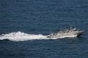 A Mexican Navy Vessel Searches For Survivors
