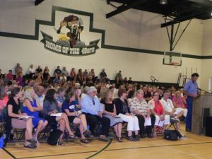 Columbia Elementary Meeting Photo by: B.J. Hansen