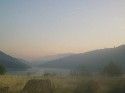 Drift Smoke visible from Parrotts Ferry Bridge