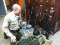 Weapons seized in Jamestown