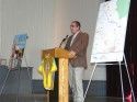 Sonora City Administrator Tim Miller at the Amgen Tour Announcement