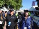 Mike Ayala and Kristin Olsen at the 2012 Amgen Tour