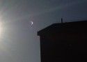 Zoomed in view of lense flare during Annular Eclipse