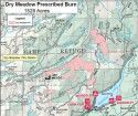 Beardsley Prescribed Fire Map