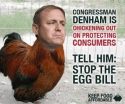 Denham ad by the group Keep Food Affordable