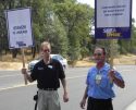 Avalon Care Center Union Workers Picketing on Greenely