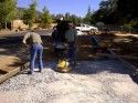 Gravel work on Sonora Community Park