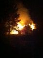 House on Big Hill Fire