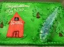 Cake Honoring Liz Bass and Dick Pland