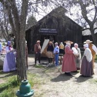 Docent Volunteers gather for Columbia's 163rd Birthday Celebration