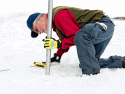 DWR's Frank Gehrke Measures Snowpack