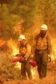 Two Hotshots On Fireline