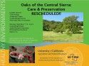 Oak Workshop Poster Tuolumne Reschedule