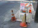 Road work signs