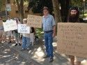 Courthouse Park War Protest (Freedom At Far Right)