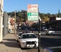 Parking Sign In Downtown Sonora