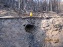 Rim Fire Heavily Damaged Road and Culvert