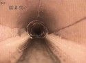 Camera inside a Sonora sewer pipe