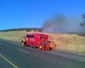 Fire Crews Arrive To Fight Fire Of Hwy 108/120