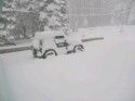 Snow Covered Jeep