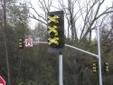 New traffic lights are being installed on Hwy 49