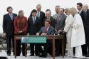 Governor Schwarzenegger signing AB 32 in 2006
