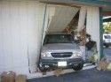 An SUV drives into Dusty's Den