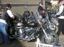 Motorcyclists prepare for the Sgt. Bobby Rapp Memorial Ride