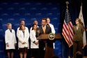 Governor Arnold Schwarzengger pledges healthcare support