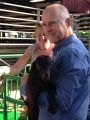 Governor Brown with baby goat at the Mother Lode Fair