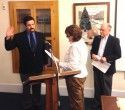 Jim Garaventa and George Segarini Take Oath